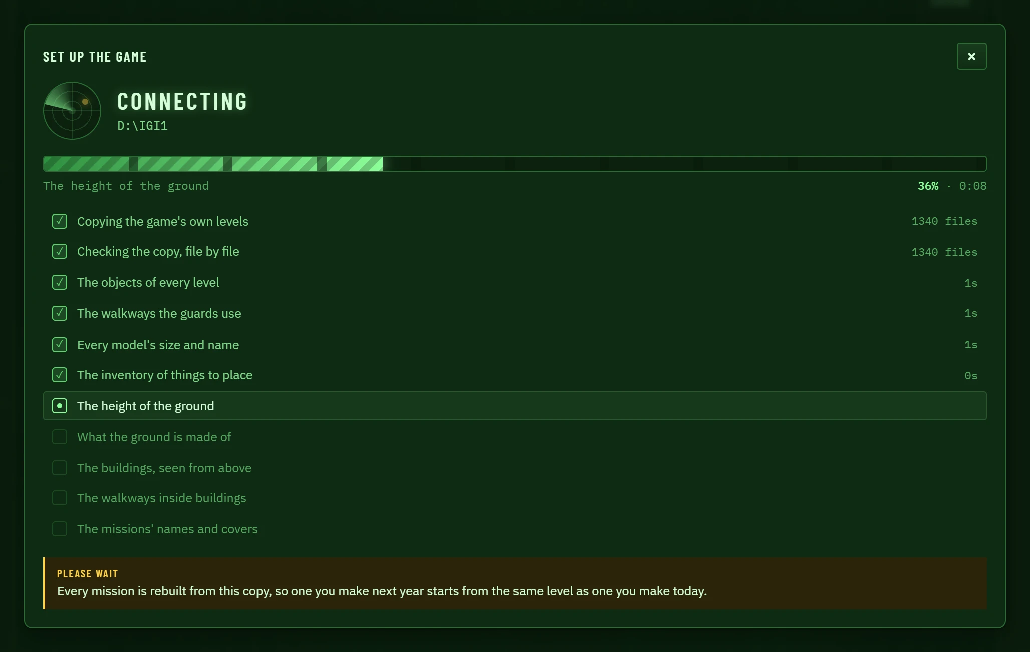 Building the level data, step by step